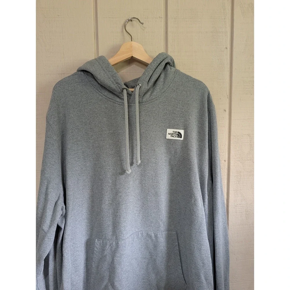 The North Face Mens Heritage Patch Pullover Hoodie Grey XXL NF0A7UNN